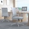 Boss Office Products Task Chair Gray Frame, Gray Mesh and Fabric B6376GY-GY - alternate 3